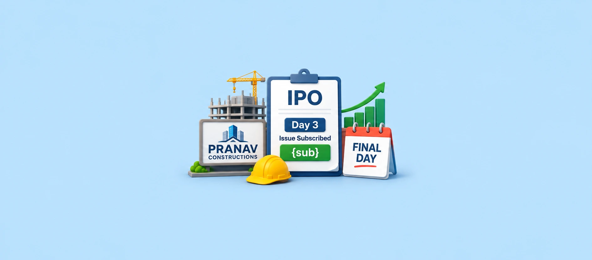 Pranav Constructions IPO Day 3: Issue Subscribed 121.18 on Final Day